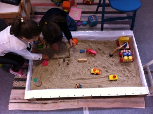A caixa de areia mais animada e bonita!